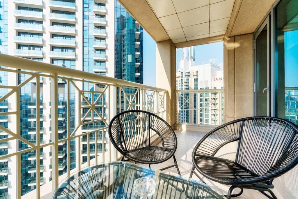 New! Luxury 3Bedroom With Spectacular Burj Views Downtown Dubái Exterior foto