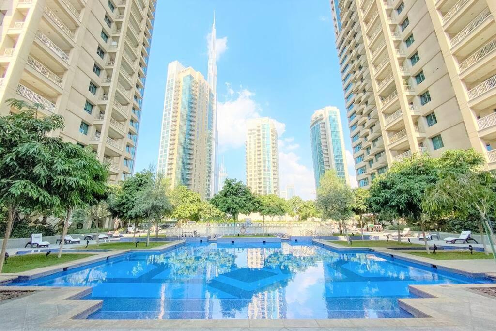 New! Luxury 3Bedroom With Spectacular Burj Views Downtown Dubái Exterior foto
