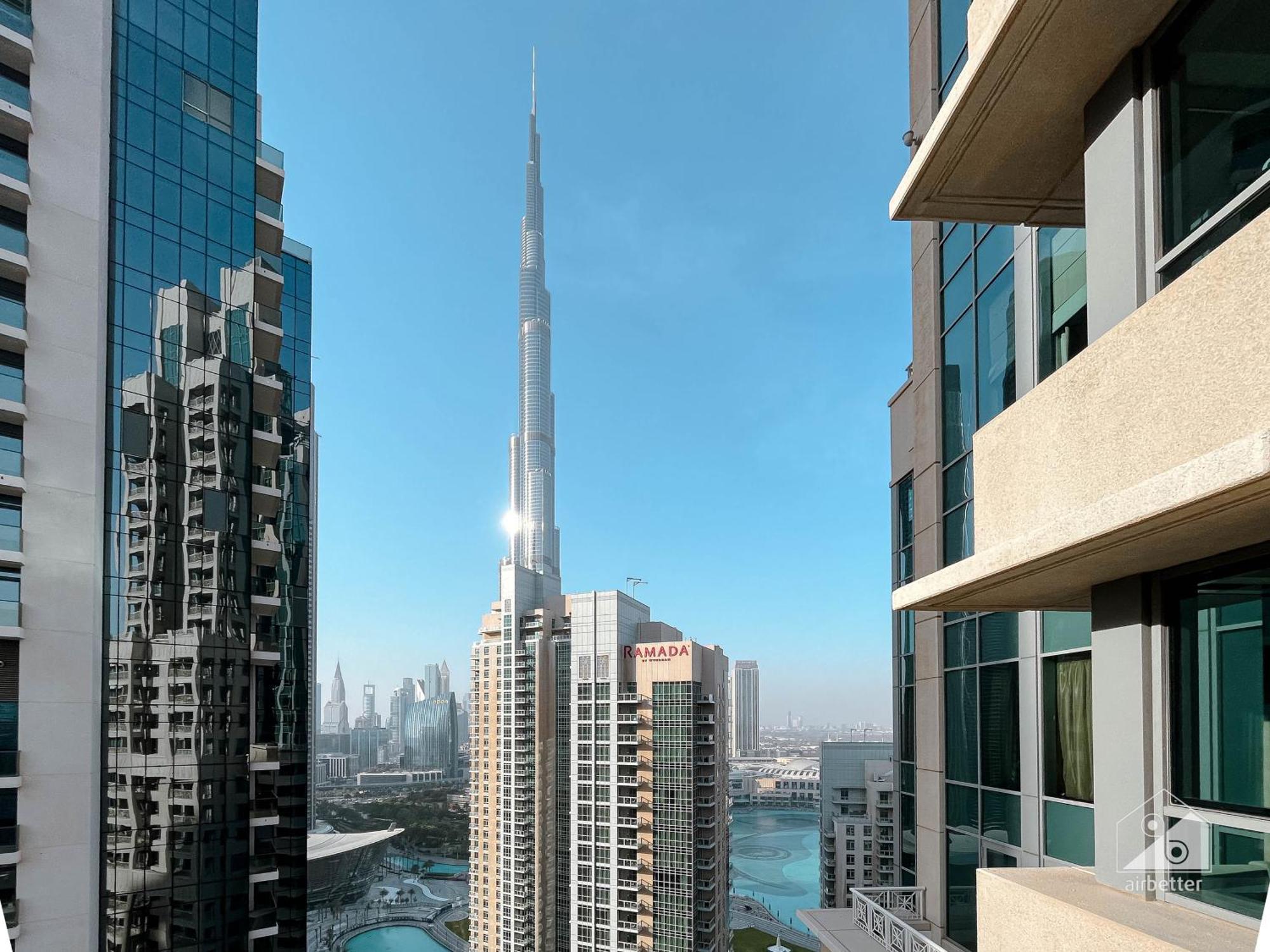 New! Luxury 3Bedroom With Spectacular Burj Views Downtown Dubái Exterior foto