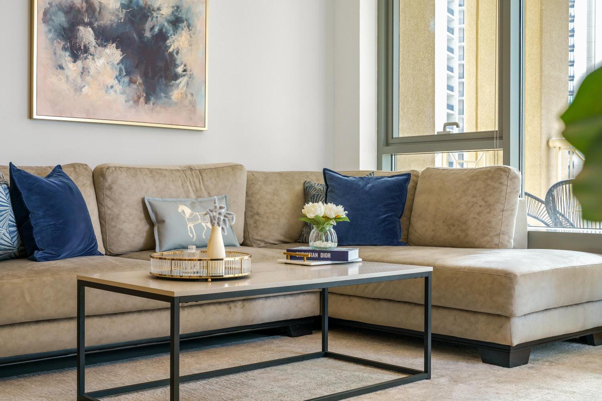 New! Luxury 3Bedroom With Spectacular Burj Views Downtown Dubái Exterior foto